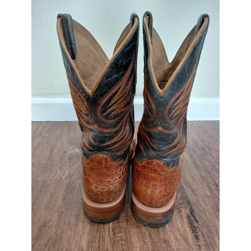 Cody James BCJSP22L6 Men's  Western Performance Boots Brown Leather Men Sz 10.5D